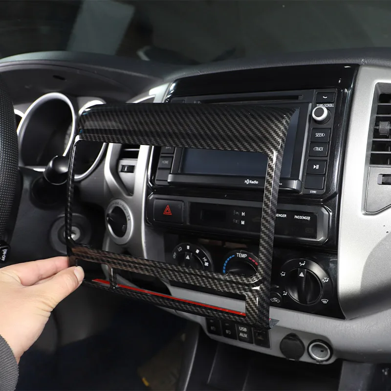 For Toyota Tacoma 2011-2015 ABS Carbon Fiber/Red Car Center Control Navigation Frame Decorative Sticker Car Interior Accessories
For Toyota Tacoma 2011-2015 ABS Carbon Fiber/Red Car Center Control Navigation Frame Decorative Sticker Car Interior Accessories