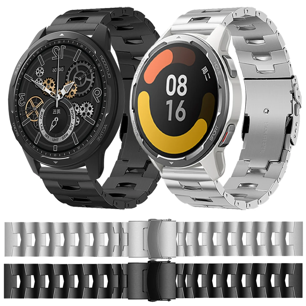Titanium Metal Band For Xiaomi Watch Color 2 Strap Wrist Bracelet Wristbands For Xiaomi Watch S1 22mm Belt Accessorie Smartwatch
Titanium Metal Band For Xiaomi Watch Color 2 Strap Wrist Bracelet Wristbands For Xiaomi Watch S1 22mm Belt Accessorie Smartwatch