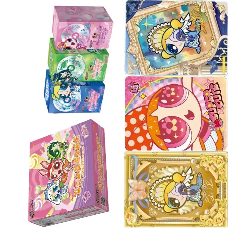 KAYOU Genuine The Powerpuff Girls Card X Element Pack Limited SE Gilding Card Blossom Bubbles Anime Collectible Cards Toys Gift
KAYOU Genuine The Powerpuff Girls Card X Element Pack Limited SE Gilding Card Blossom Bubbles Anime Collectible Cards Toys Gift