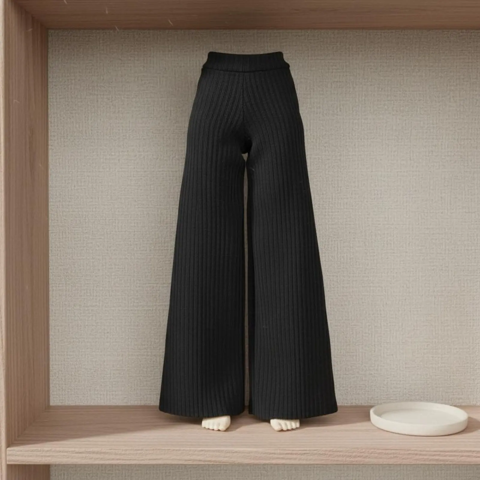 1/12 Scale Wide-Leg Pants High-Waisted Fit Female Figure Flared Pants for Hobbyists
1/12 Scale Wide-Leg Pants High-Waisted Fit Female Figure Flared Pants for Hobbyists