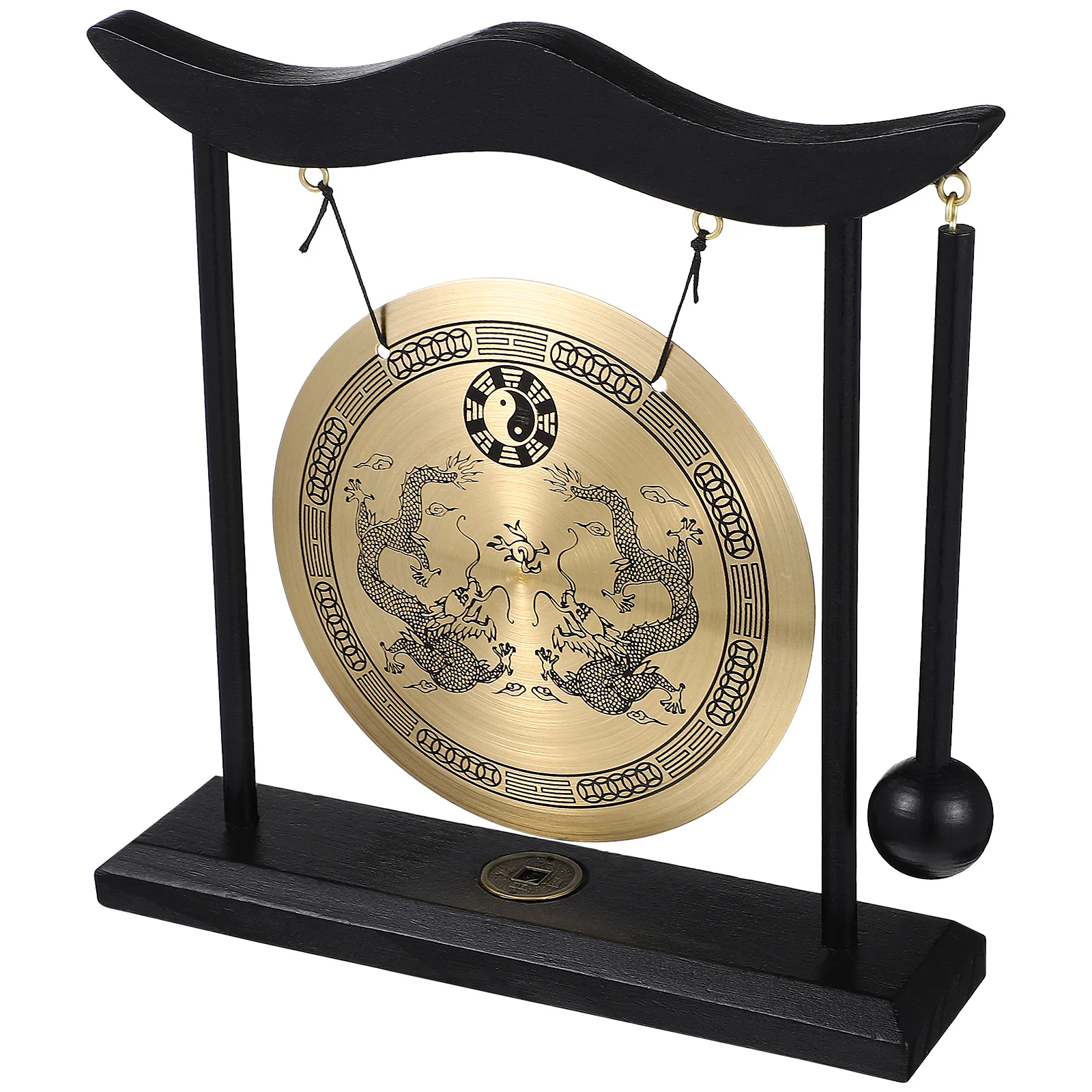 Gong Feng Shui Handicraft Chinese Style Decoration Table Gong with Mallet Copper Gong with Mallet Gong with Mallet
Gong Feng Shui Handicraft Chinese Style Decoration Table Gong with Mallet Copper Gong with Mallet Gong with Mallet