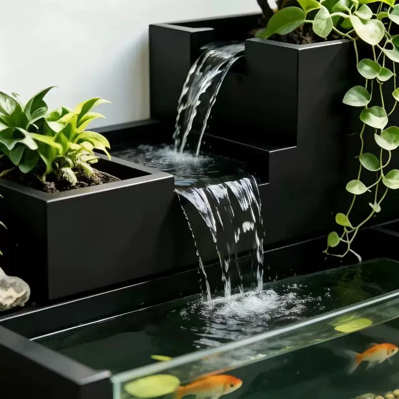Outdoor Stainless Steel Fish Pond Patio Garden Water Feature with Recirculating Pump Filter Waterfall Decor Custom Size Style
Outdoor Stainless Steel Fish Pond Patio Garden Water Feature with Recirculating Pump Filter Waterfall Decor Custom Size Style