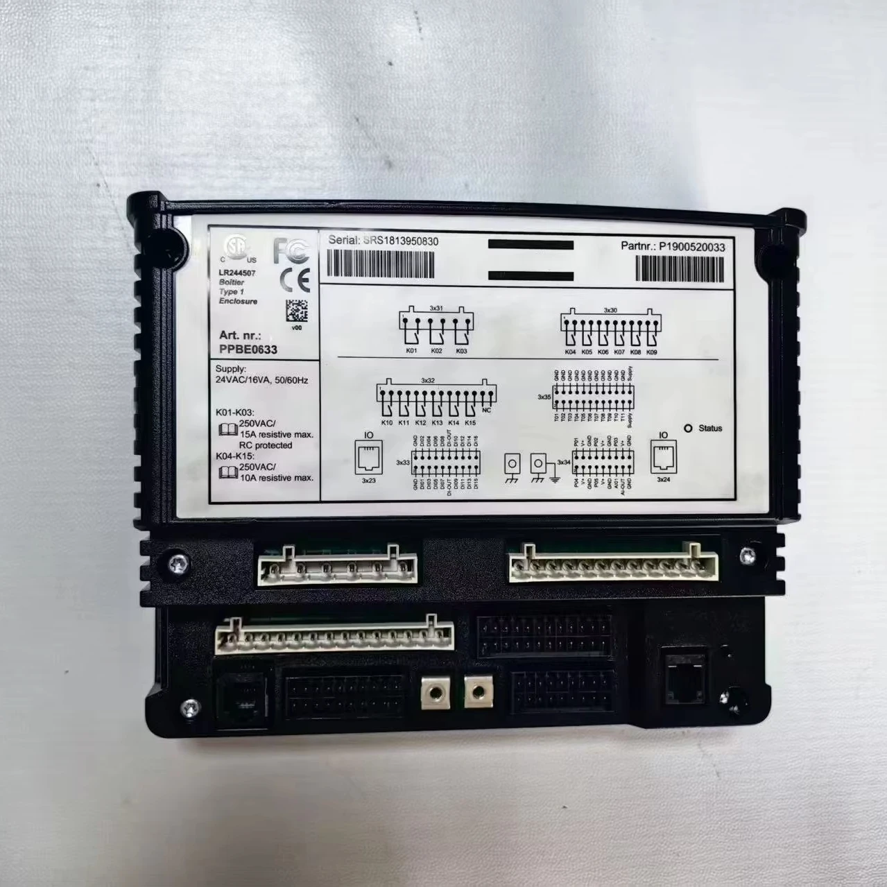 1900520033 1900-5200-33 PLC Computer Controller Panel Expansion Module for Copco Air Compressor MK5 IO2 PPBE0633
1900520033 1900-5200-33 PLC Computer Controller Panel Expansion Module for Copco Air Compressor MK5 IO2 PPBE0633