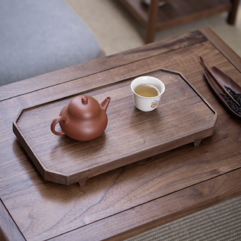 Поднос Zen, черный орех, новый фарфор из массива дерева в китайском стиле, простой фруктовый поднос, чайный набор, поднос для чая, оригинальный поднос для чайной комнаты
Поднос Zen, черный орех, новый фарфор из массива дерева в китайском стиле, простой фруктовый поднос, чайный набор, поднос для чая, оригинальный поднос для чайной комнаты