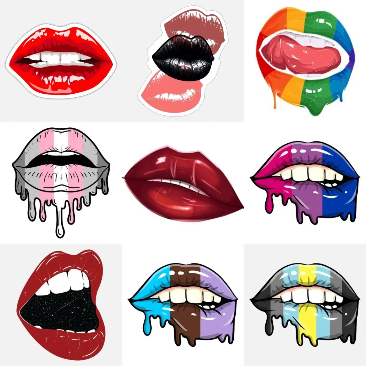 Sexy Lips Kiss Creative Personalized PVC Sticker for Decorate Wall Car Truck Window Bicycle Van Helmet Decal Accessories
Sexy Lips Kiss Creative Personalized PVC Sticker for Decorate Wall Car Truck Window Bicycle Van Helmet Decal Accessories