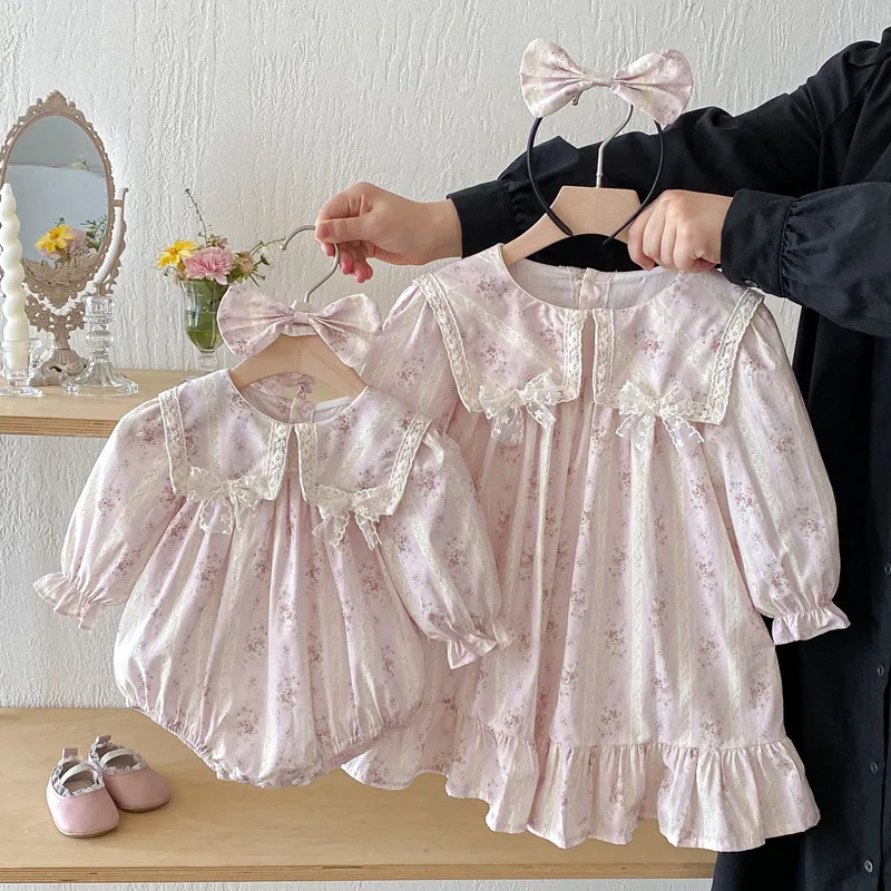 Autumn Infant Baby Girls Romper 2025 Ins Autumn Toddler Girls Bow Bodysuits Round Neck Long Sleeve Floral Print Baby Girls Dress
Autumn Infant Baby Girls Romper 2025 Ins Autumn Toddler Girls Bow Bodysuits Round Neck Long Sleeve Floral Print Baby Girls Dress