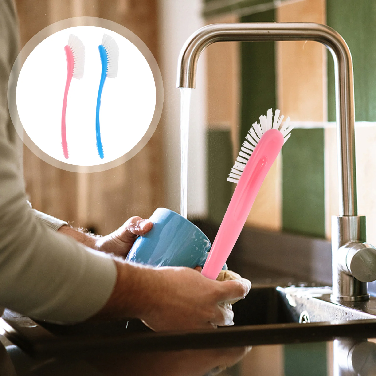 2 Pcs Pink Cups Water Bottle Cleaner Drying Rack Brush Cleaning for Bottles Washer Baby
2 Pcs Pink Cups Water Bottle Cleaner Drying Rack Brush Cleaning for Bottles Washer Baby