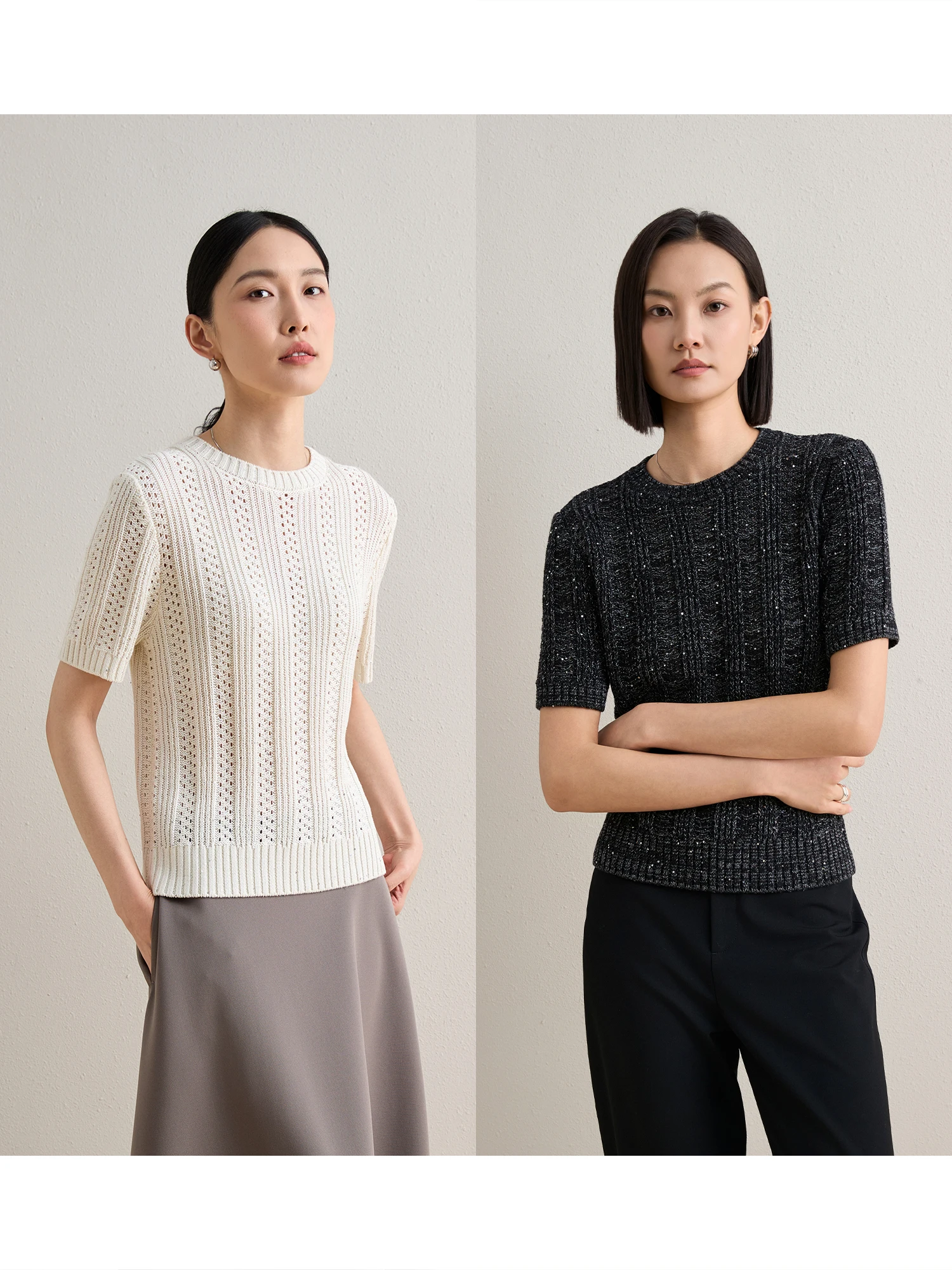 ChangDX iny Star Point Inteated Milky Way Dry Cool Knitted Top Women's Regular Fit Cotton Blend ort Sve round Ne
ChangDX iny Star Point Inteated Milky Way Dry Cool Knitted Top Women's Regular Fit Cotton Blend ort Sve round Ne