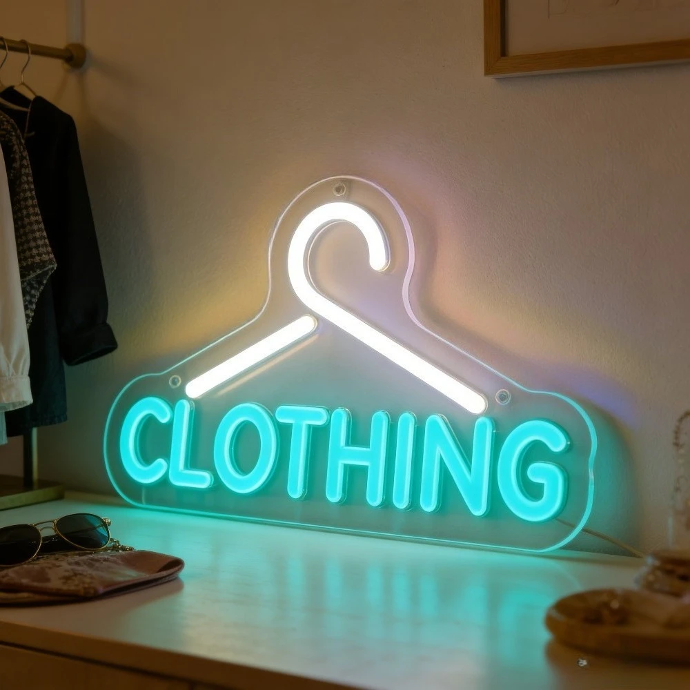 Неоновая вывеска CLOTHING: светодиодная неоновая подсветка для бутика, витрины магазина, модного гардероба, декора дома и комнаты, вывеска для одежедепотей и салонов красоты
Неоновая вывеска CLOTHING: светодиодная неоновая подсветка для бутика, витрины магазина, модного гардероба, декора дома и комнаты, вывеска для одежедепотей и салонов красоты