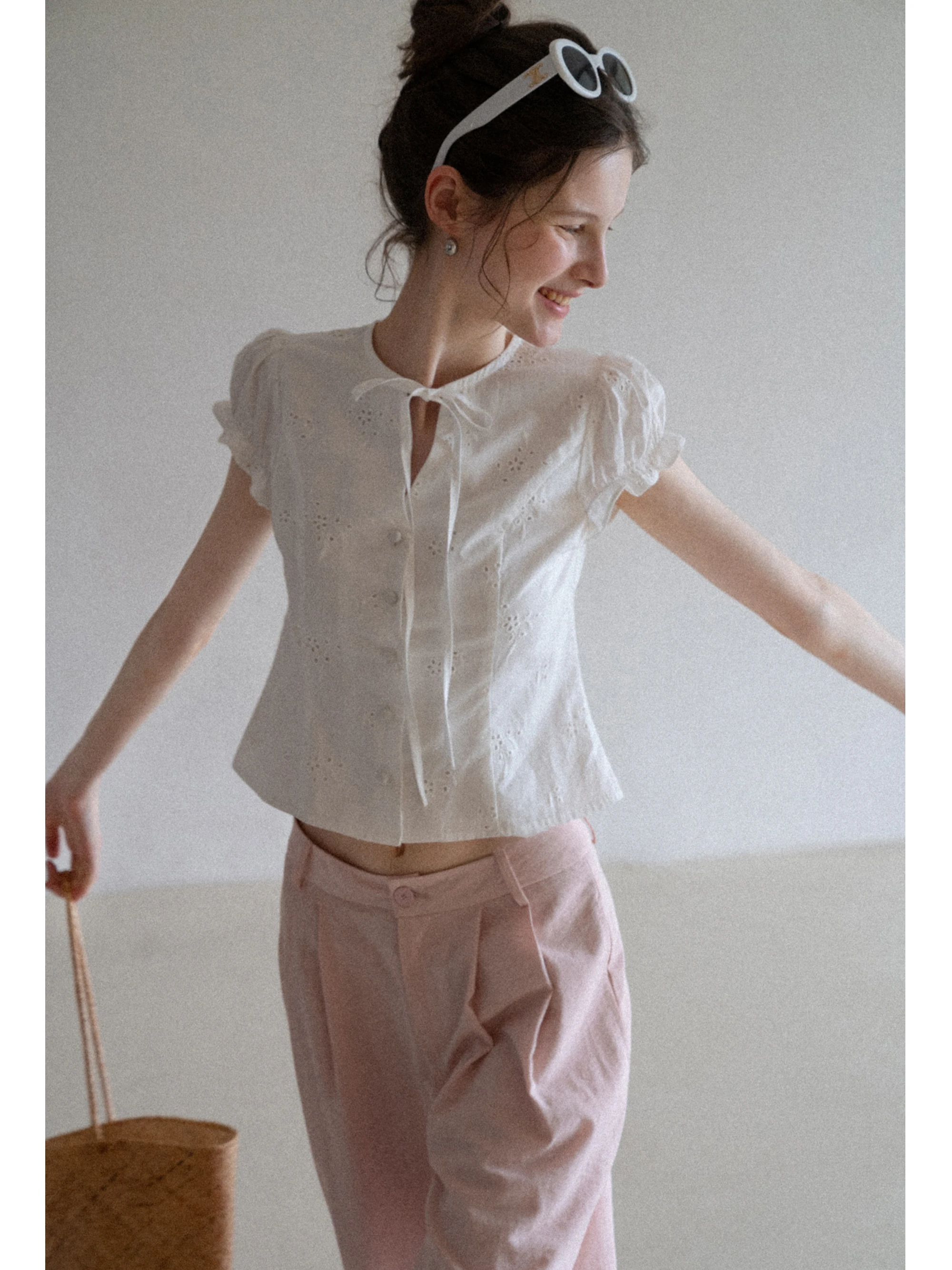 Eggka White с вышивкой Heavy Work Bubble Sve irt Женский ор круглый топ Ne для похудения Sweet Sle из полиэфирного волокна
Eggka White с вышивкой Heavy Work Bubble Sve irt Женский ор круглый топ Ne для похудения Sweet Sle из полиэфирного волокна