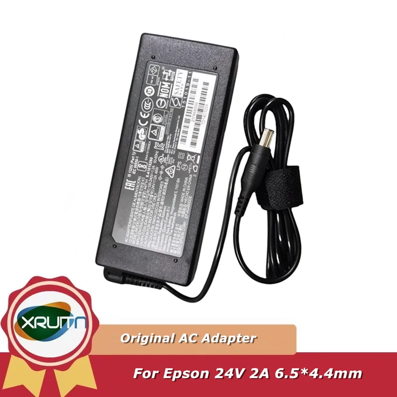 Genuine 24V 2A 48W AC Adapter EP-AG480DDG For EPSON DS870 DS530 DS770 DS775 DS410 GT-X970 GT-1500 GT-S50 GT-S85 FF-680W GT-2500G
Genuine 24V 2A 48W AC Adapter EP-AG480DDG For EPSON DS870 DS530 DS770 DS775 DS410 GT-X970 GT-1500 GT-S50 GT-S85 FF-680W GT-2500G