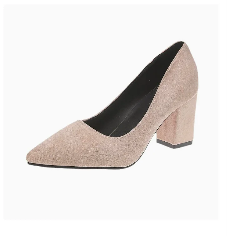New Suedes Sexy High Heels Women's Shoes Pointed Toe Shallow Mouth Shoes Women's Thick Heel Fashion Shoes Women's Large Size
New Suedes Sexy High Heels Women's Shoes Pointed Toe Shallow Mouth Shoes Women's Thick Heel Fashion Shoes Women's Large Size
