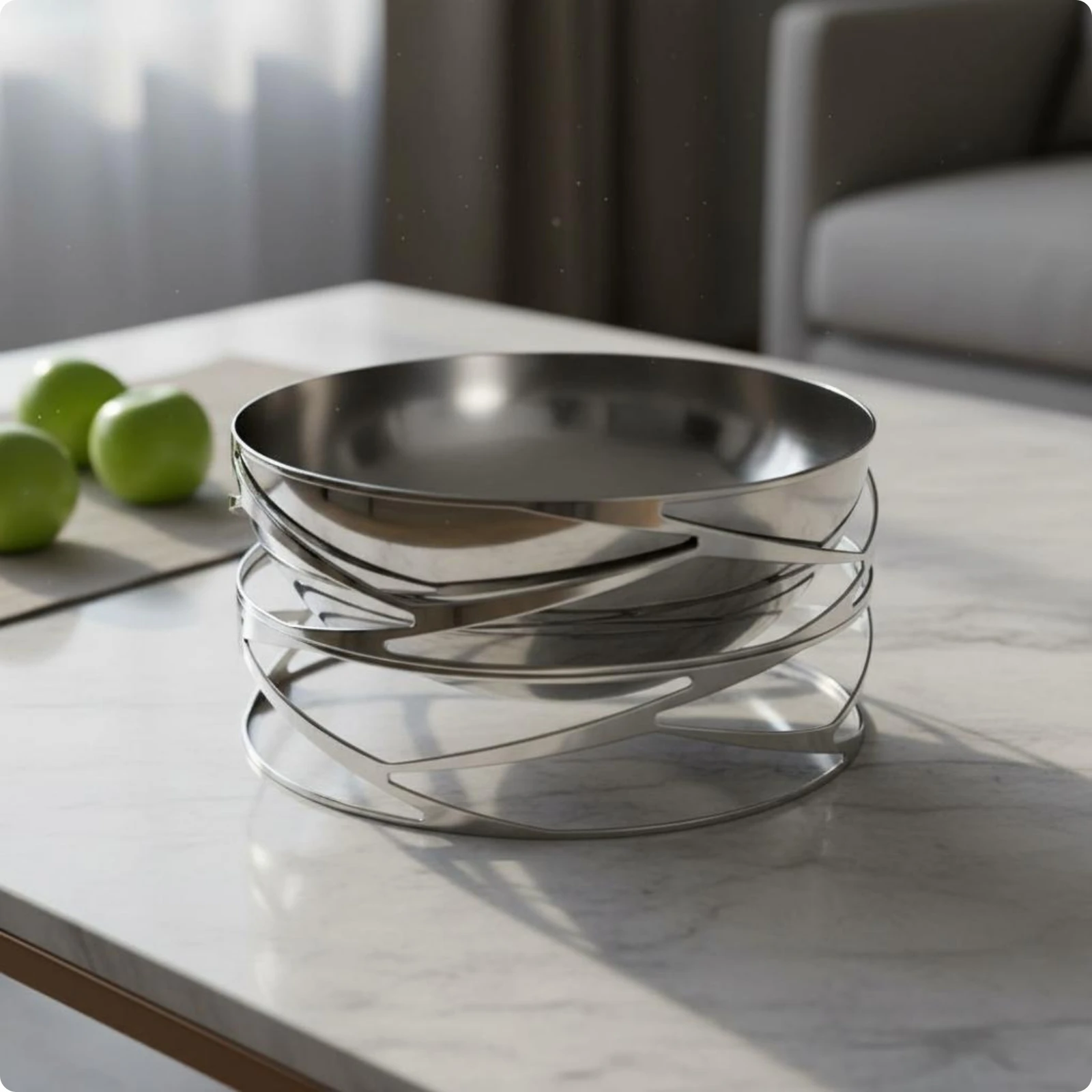 Round Stainless Steel Fruit Bowl Rustproof Hollow Metal Fruit Tray Household Storage Easy to Clean Houseware Shiny Finish
Round Stainless Steel Fruit Bowl Rustproof Hollow Metal Fruit Tray Household Storage Easy to Clean Houseware Shiny Finish