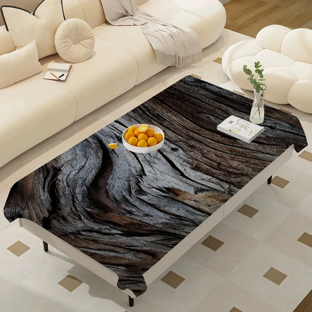 Natural Wood Grain Tablecloth Realistic Tree Bark Texture Table Cover Waterproof Oil-Proof Cloth for Living Room Tea Table Decor
Natural Wood Grain Tablecloth Realistic Tree Bark Texture Table Cover Waterproof Oil-Proof Cloth for Living Room Tea Table Decor