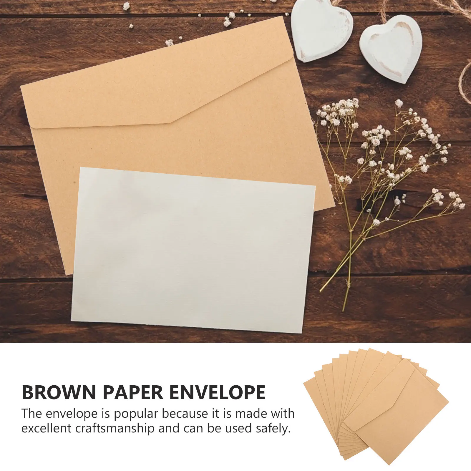 1 Set Of Business Greeting Card Envelopes Kraft Letter Shell For Invitation Writing Paper Blessing Cards Party Supply Stationery
1 Set Of Business Greeting Card Envelopes Kraft Letter Shell For Invitation Writing Paper Blessing Cards Party Supply Stationery