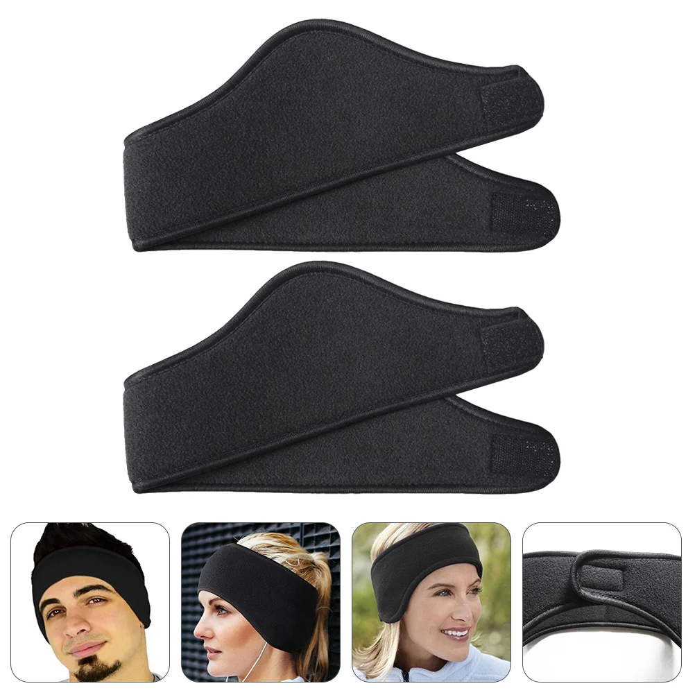 2 Pcs Headphones Ear Warmer Headband Cover Earplugs Outdoor Wrap Sports Hairband Black Unisex Double-
2 Pcs Headphones Ear Warmer Headband Cover Earplugs Outdoor Wrap Sports Hairband Black Unisex Double-