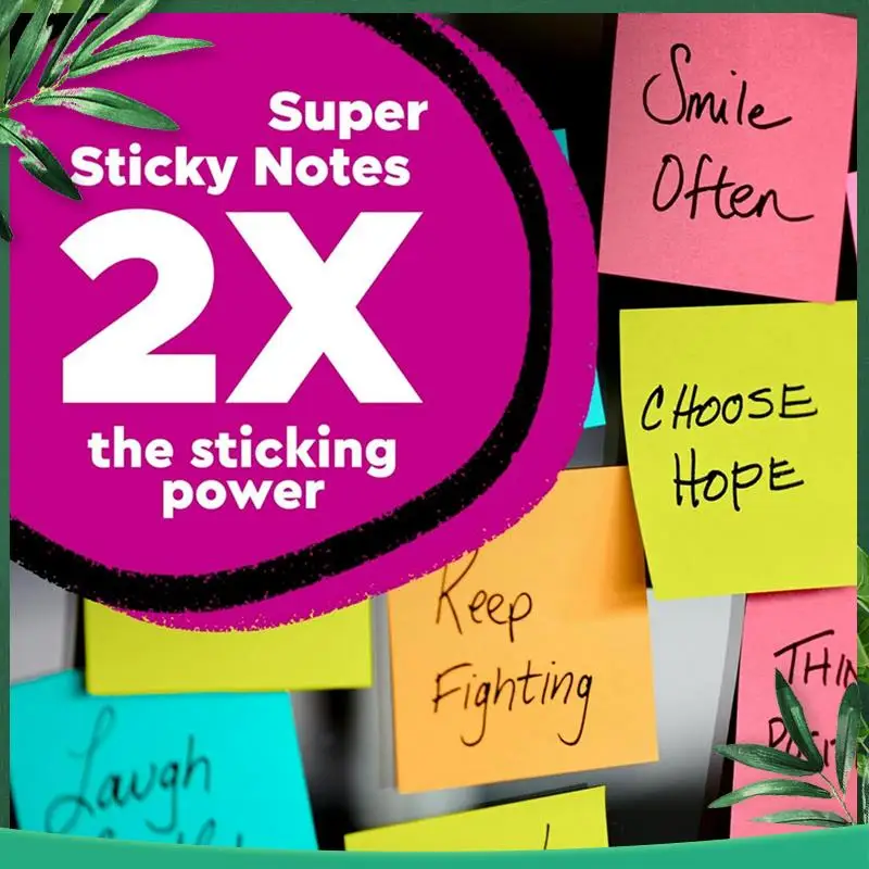 (NEW) Sticky Notes, 24 Sticky Note Pads, Office Products, Sticky Notes For Vertical Surfaces, Monitors, Walls
(NEW) Sticky Notes, 24 Sticky Note Pads, Office Products, Sticky Notes For Vertical Surfaces, Monitors, Walls