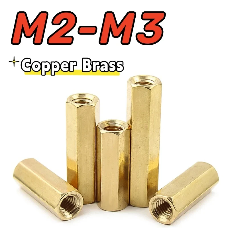 Brass Double Pass Hexagon Spacer Hollow Threaded Stud Copper Hex Standoff Pillar M2 M3 Circuit Board Hardware 20-100pcs
Brass Double Pass Hexagon Spacer Hollow Threaded Stud Copper Hex Standoff Pillar M2 M3 Circuit Board Hardware 20-100pcs