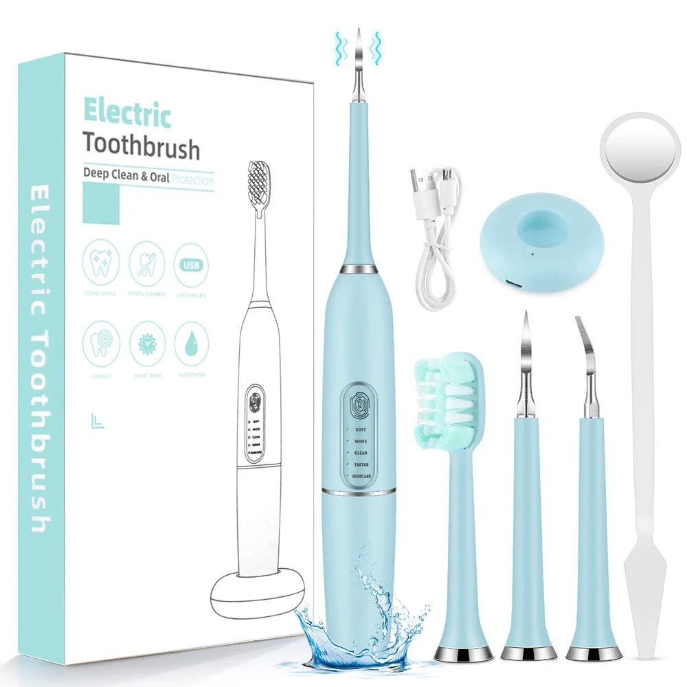 Electric Sonic Dental Calculus Scaler Oral Teeth Tartar Remover Plaque Stains Cleaner Removal Teeth Whitening Portable IPX7
Electric Sonic Dental Calculus Scaler Oral Teeth Tartar Remover Plaque Stains Cleaner Removal Teeth Whitening Portable IPX7