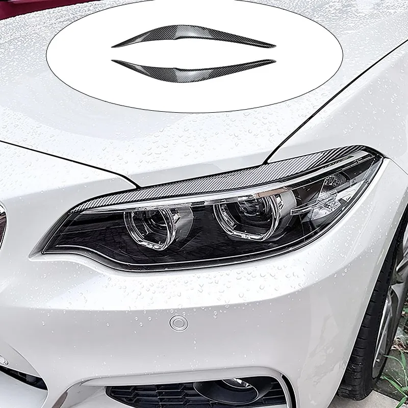 Exterior Accessories Car Front Headlight Eyebrows Sticker Decoration Carbon Pattern Trim Strips For BMW 2 Series F22 F23 2015-19
Exterior Accessories Car Front Headlight Eyebrows Sticker Decoration Carbon Pattern Trim Strips For BMW 2 Series F22 F23 2015-19