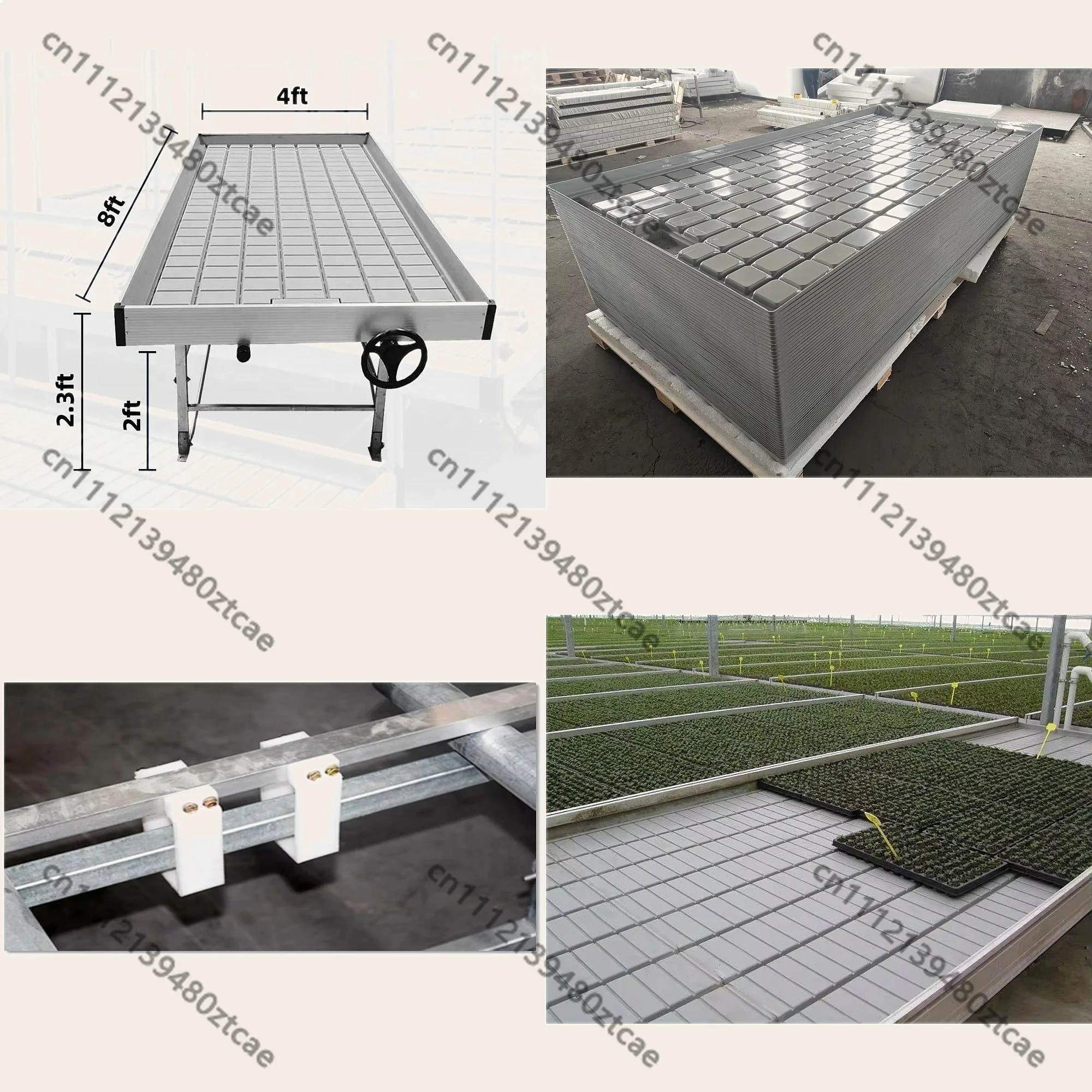 Greenhouse Sliding Benches Hydroponic Flood Trays Vertical Grow System Rolling Table for Plants
Greenhouse Sliding Benches Hydroponic Flood Trays Vertical Grow System Rolling Table for Plants