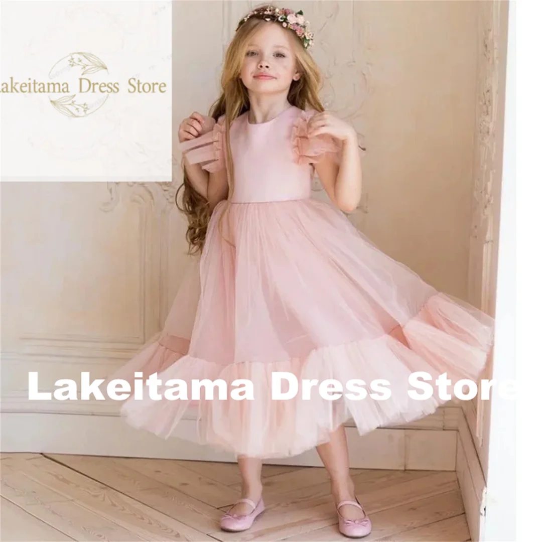Customization Flower Girl Dresses Tulle Tiered Solid Short Sleeve For Wedding Birthday Banquet Holy Communion Princess Gown
Customization Flower Girl Dresses Tulle Tiered Solid Short Sleeve For Wedding Birthday Banquet Holy Communion Princess Gown