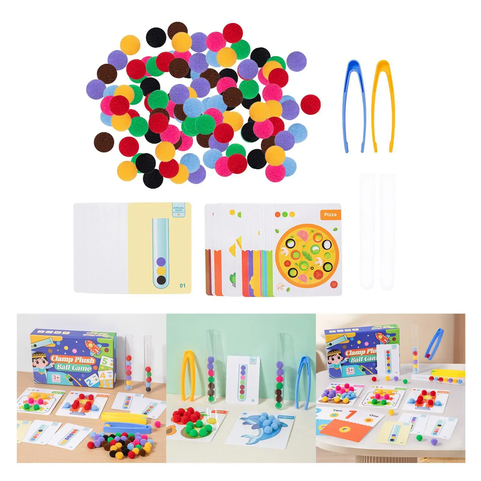 Counting and Color Sorting Toys Fine Motor Skills Set for Toddlers Children
Counting and Color Sorting Toys Fine Motor Skills Set for Toddlers Children
