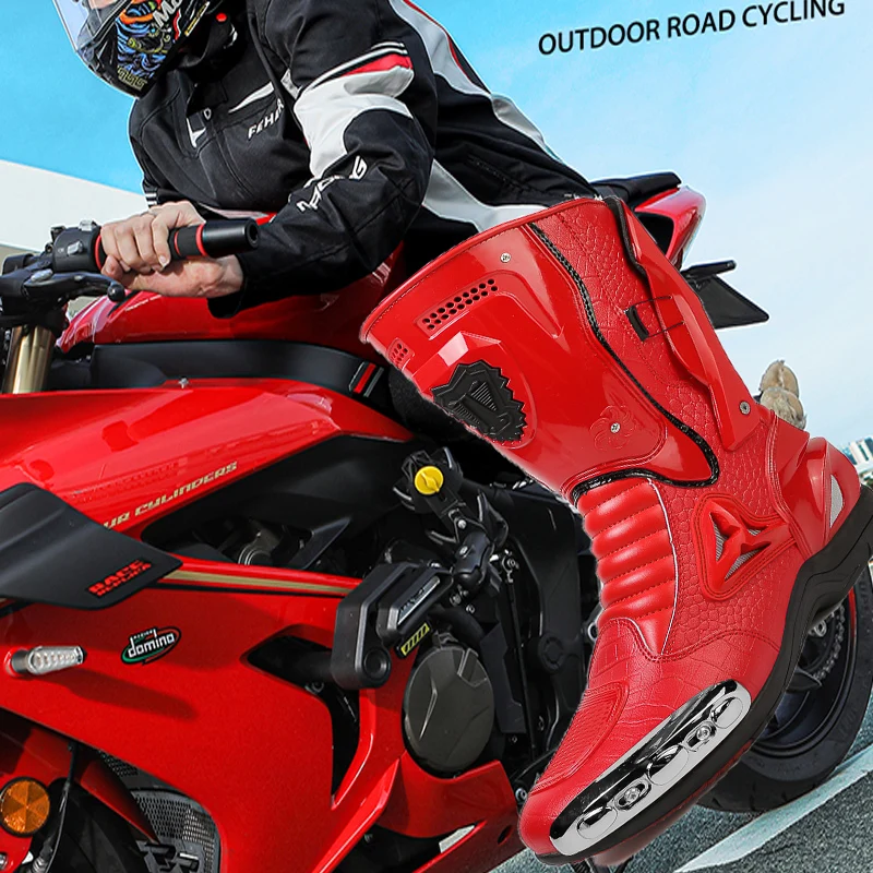 Men Riding Tribe Motorcycle Boots Bota Motocross Botas Moto Motorboats Shoes Motorbike Racing Career Bicycle Speed Boots
Men Riding Tribe Motorcycle Boots Bota Motocross Botas Moto Motorboats Shoes Motorbike Racing Career Bicycle Speed Boots