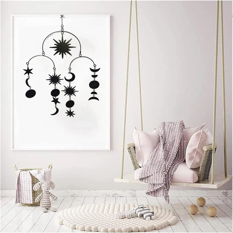 Star Moon Wind Chime Pendant Wrought Iron Crafts Geometric Shape Wind Chime Ornament Garden Decor Home Decoration Accessories
Star Moon Wind Chime Pendant Wrought Iron Crafts Geometric Shape Wind Chime Ornament Garden Decor Home Decoration Accessories