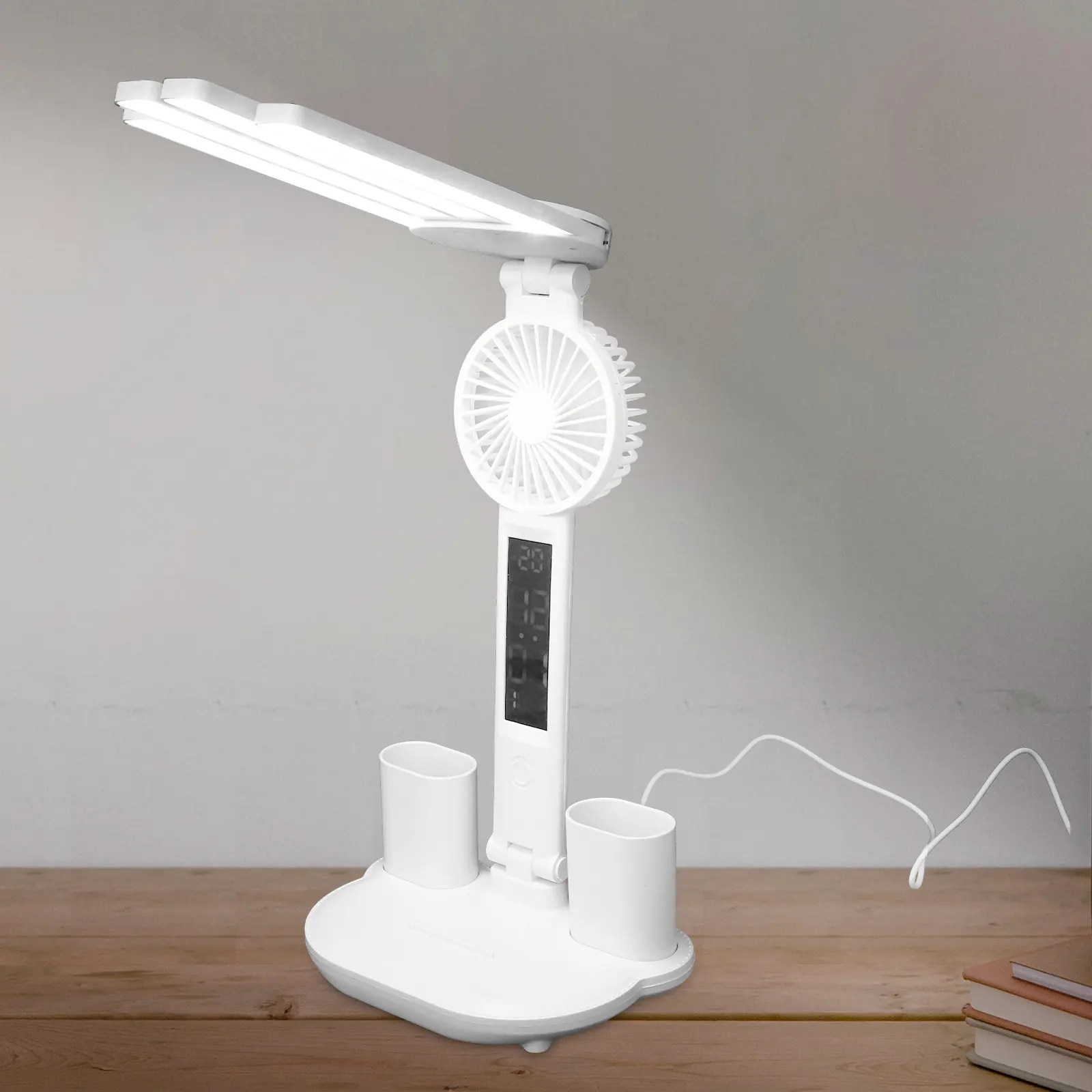 Bright LED Desk Lamp Compact Plastic Dimmable Touch Control Office Reading Lamp Pen Holder Eye Protection Aesthetic Desk Lamps
Bright LED Desk Lamp Compact Plastic Dimmable Touch Control Office Reading Lamp Pen Holder Eye Protection Aesthetic Desk Lamps