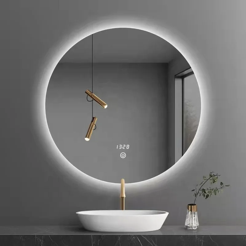 z Modern Frameless Round Backlit LED Bathroom Mirror Smart Illuminated Mirror Decorative Wall Bath Mirrors
z Modern Frameless Round Backlit LED Bathroom Mirror Smart Illuminated Mirror Decorative Wall Bath Mirrors