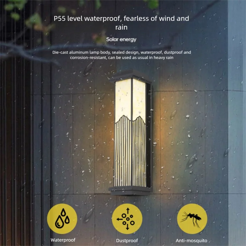 Wall Lamp Outdoor Wall Solar Lamp Door Pillar Villa Waterproof Garden European Style ambient lighting
Wall Lamp Outdoor Wall Solar Lamp Door Pillar Villa Waterproof Garden European Style ambient lighting