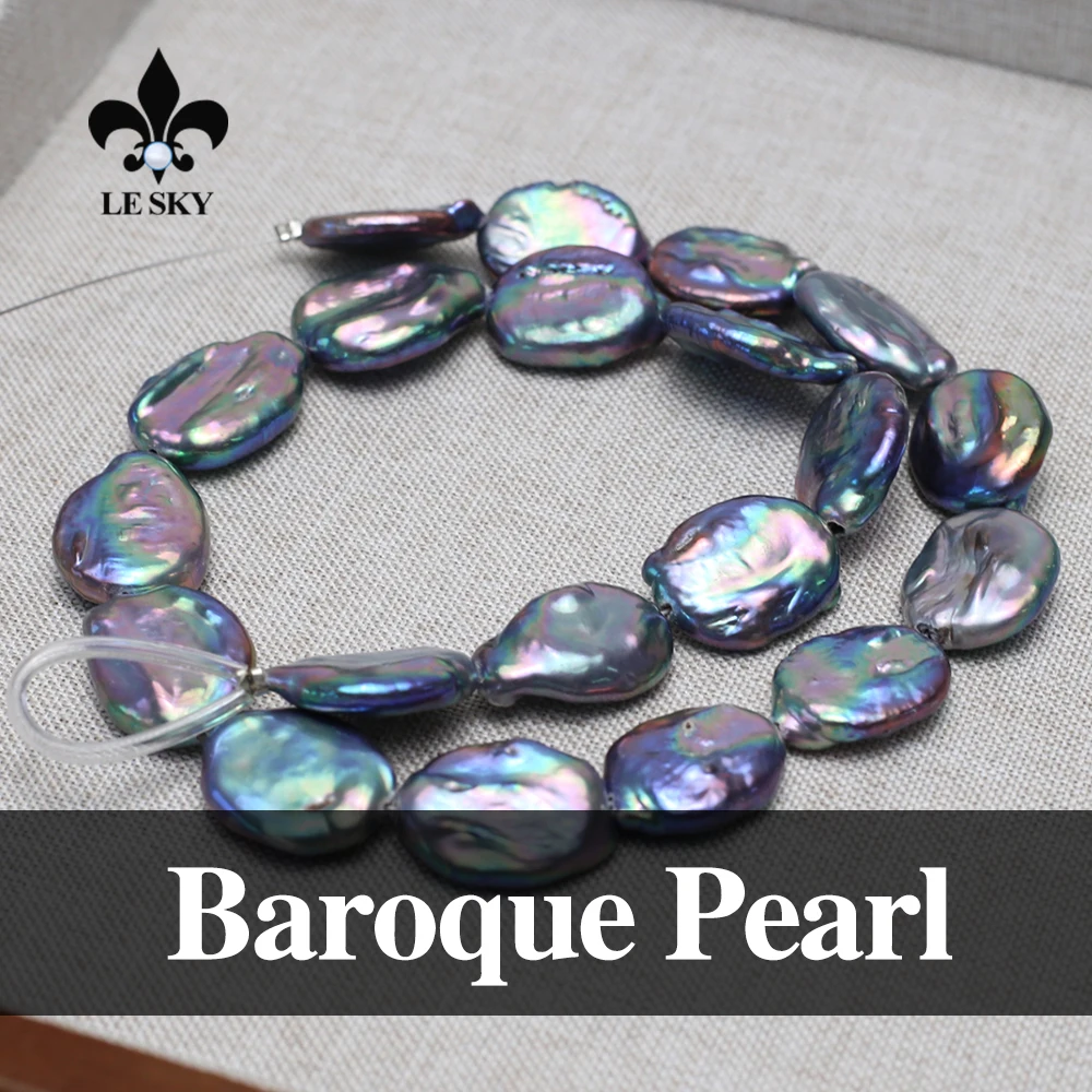 14x18mm Natural Freshwater Black Pearl Beads Baroque Pearl Loose Spacer Beaded for Making DIY Jewerly Necklace Bracelet 36cm
14x18mm Natural Freshwater Black Pearl Beads Baroque Pearl Loose Spacer Beaded for Making DIY Jewerly Necklace Bracelet 36cm