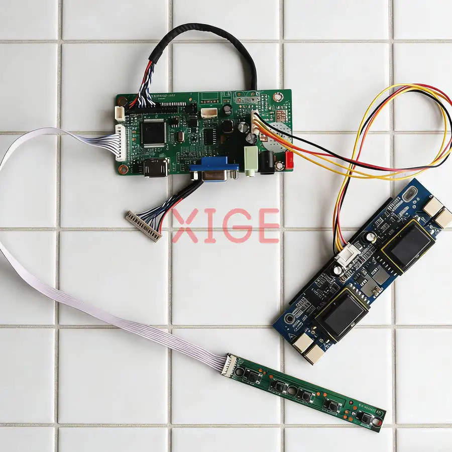 LCD Screen Drive Controller Board Fit CLAA150XP07FQ CLAA150XP03 M150X3 HT15X14 1024*768 VGA+HDMI 1024x768 4-CCFL 20 Pin LVDS Kit
LCD Screen Drive Controller Board Fit CLAA150XP07FQ CLAA150XP03 M150X3 HT15X14 1024*768 VGA+HDMI 1024x768 4-CCFL 20 Pin LVDS Kit