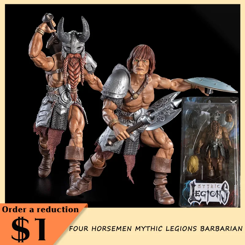 In Stock Four Horsemen Studio Mythic Legions 1/12 6inches Action Figure Legendary Barbarian Model Figure Collection Gift Toys
In Stock Four Horsemen Studio Mythic Legions 1/12 6inches Action Figure Legendary Barbarian Model Figure Collection Gift Toys