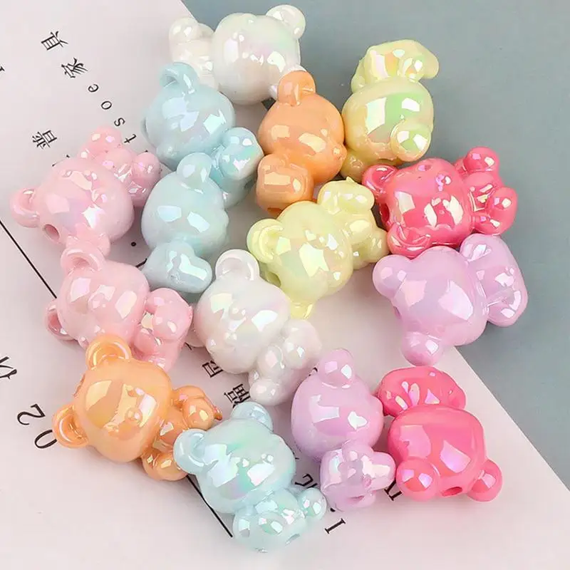 10pcs Mixed Color Gummy Bear Beads Cute Candy Bear Beads Spacers For Jewelry Keychains Bracelet Earrings Making Supplies
10pcs Mixed Color Gummy Bear Beads Cute Candy Bear Beads Spacers For Jewelry Keychains Bracelet Earrings Making Supplies