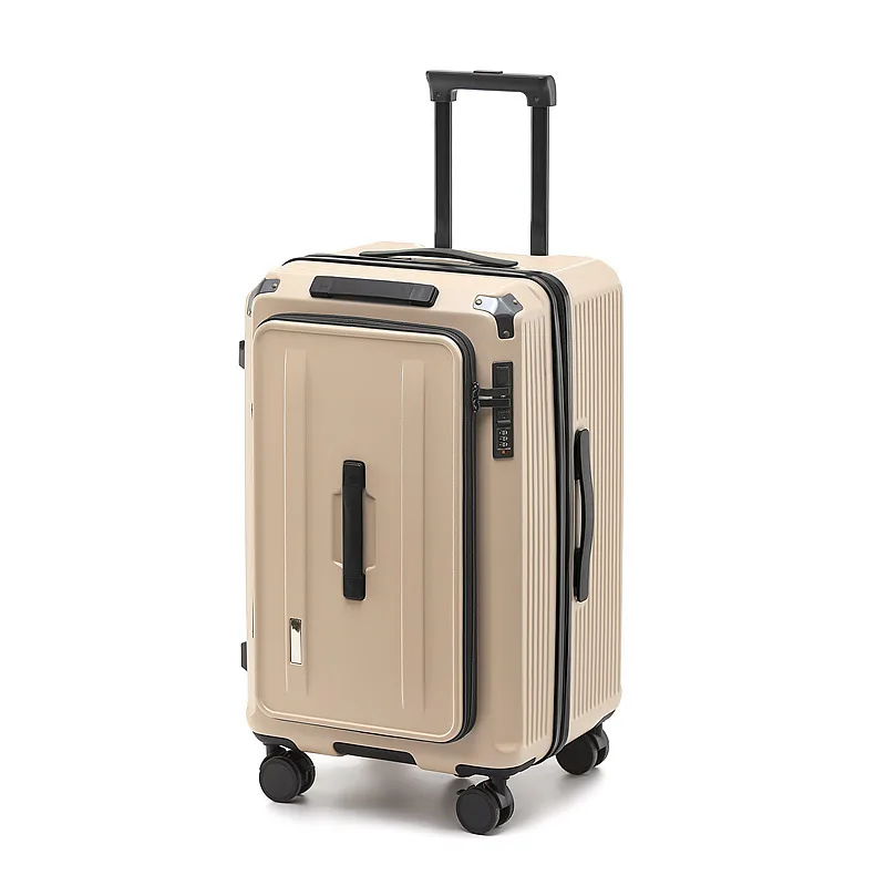 New side-opening large-capacity expandable travel luggage with silent swivel wheels 20,24,28-inch thick handle password suitcase
New side-opening large-capacity expandable travel luggage with silent swivel wheels 20,24,28-inch thick handle password suitcase