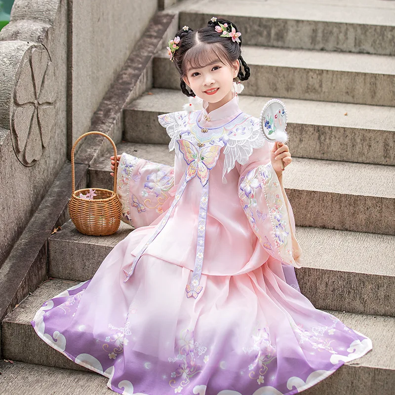 Girls Traditional Chinese Ancient Princess Perform Costume Children 3pcs Hanfu Dress Stage Wear Kids Daily Dress Birthday Gift
Girls Traditional Chinese Ancient Princess Perform Costume Children 3pcs Hanfu Dress Stage Wear Kids Daily Dress Birthday Gift