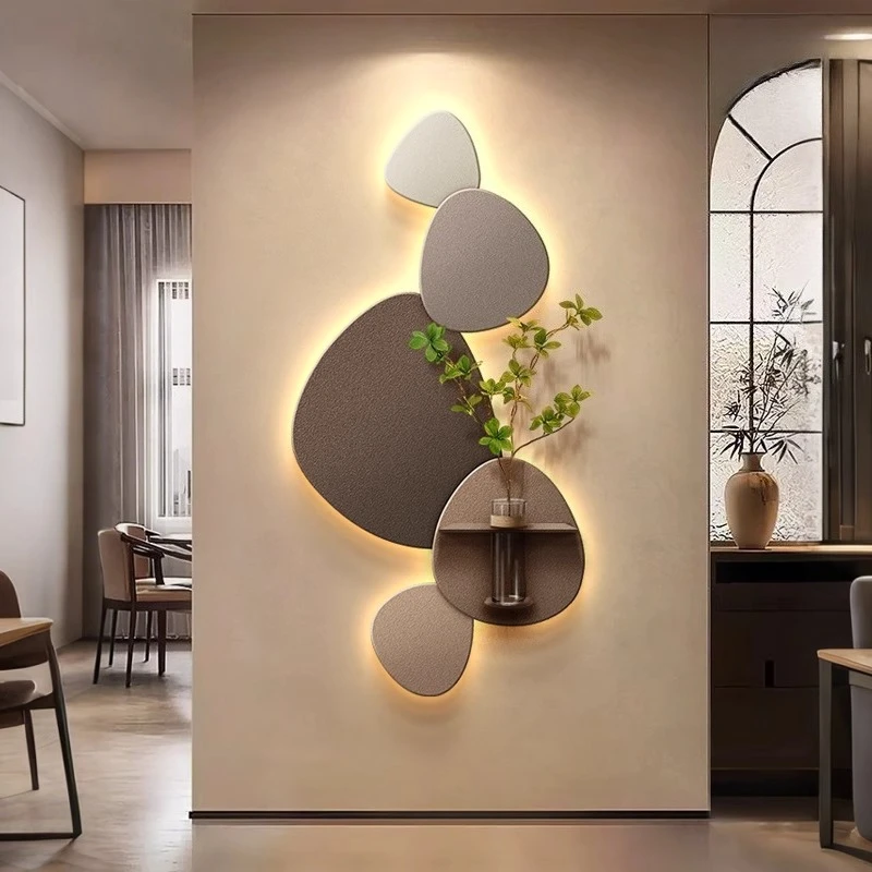 Lucky Stones Porcelain Art Wall Lamp - Decorative Lighting Fixture for Living Room, Bedroom, Hallway & Entryway with Mural 
Lucky Stones Porcelain Art Wall Lamp - Decorative Lighting Fixture for Living Room, Bedroom, Hallway & Entryway with Mural