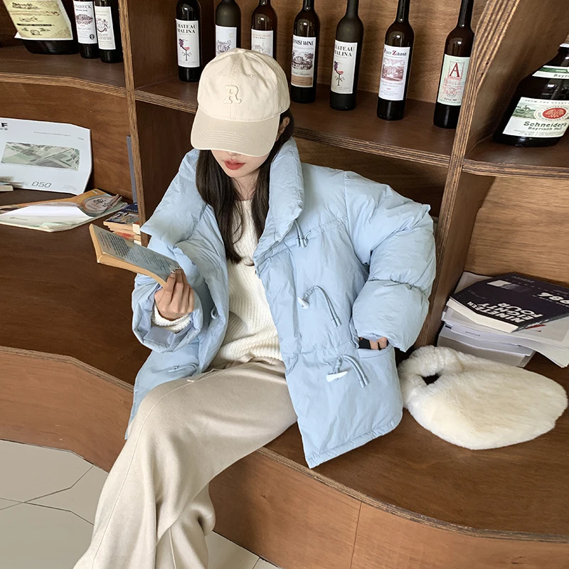 Women's Down Jacket Long Knee Winter Trends Fashion Warm Coats 2024 Korean Version New Horn Button High-end Jackets Clothing
Women's Down Jacket Long Knee Winter Trends Fashion Warm Coats 2024 Korean Version New Horn Button High-end Jackets Clothing