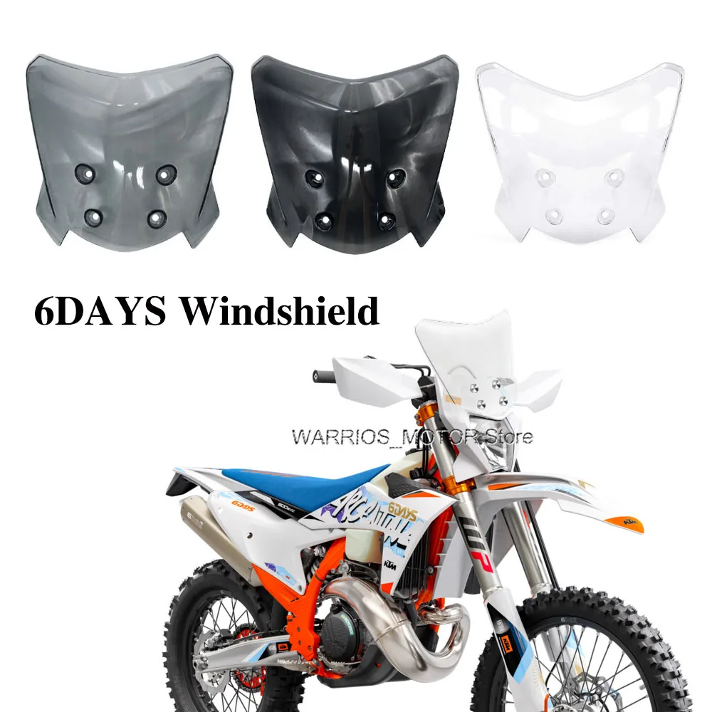 Motorcycle Windshield Windscreen Wind Deflector Screen For 6Days 250 300 450 500 EXC EXC-F XC-W Six Days
Motorcycle Windshield Windscreen Wind Deflector Screen For 6Days 250 300 450 500 EXC EXC-F XC-W Six Days