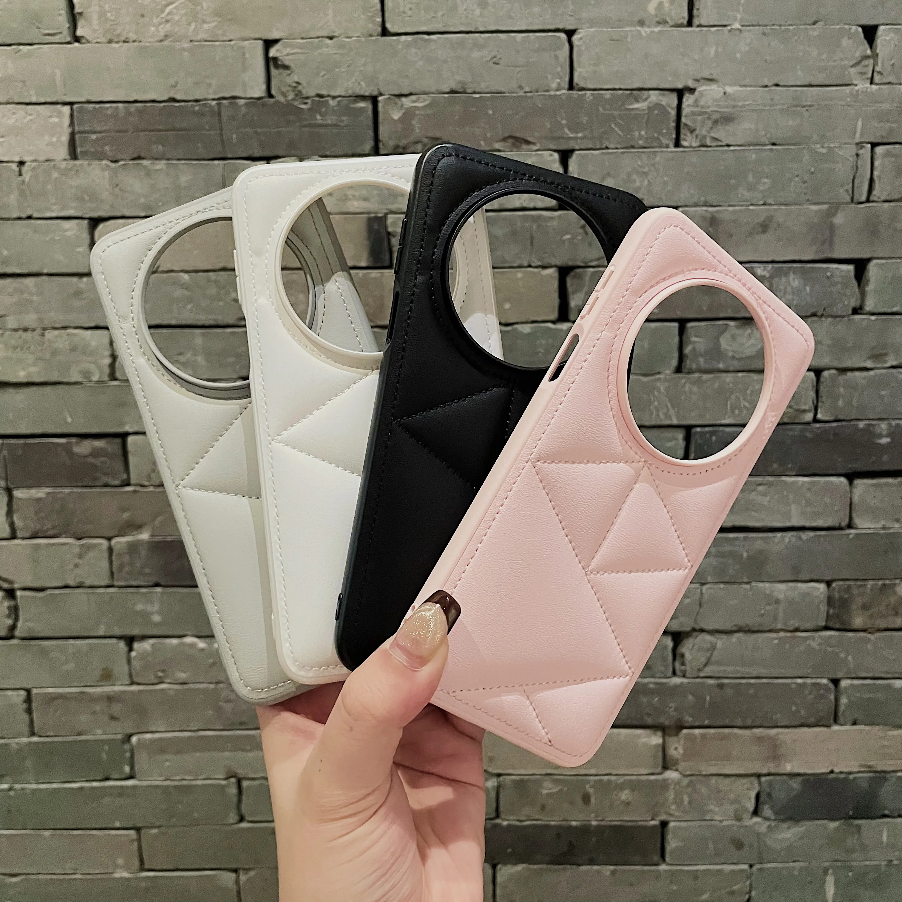 Shockproof Geometric Leather Metal Camera Protection Case For Huawei Mate 70 Pro, Anti-Scratch Soft Touch Phone Cover Funda
Shockproof Geometric Leather Metal Camera Protection Case For Huawei Mate 70 Pro, Anti-Scratch Soft Touch Phone Cover Funda