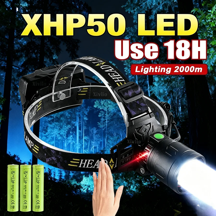 2025 Powerful Headlamp Led Rechargeable Head Flashlight Long Range 2km Headlight Led Head Torch for Fishing Camping
2025 Powerful Headlamp Led Rechargeable Head Flashlight Long Range 2km Headlight Led Head Torch for Fishing Camping
