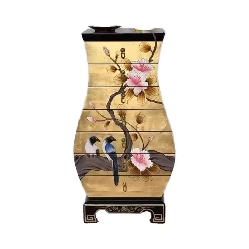 Шкафчик для гостиной и спальни в античном стиле - ящик большой емкости, простая мебель для жилых помещений
Шкафчик для гостиной и спальни в античном стиле - ящик большой емкости, простая мебель для жилых помещений