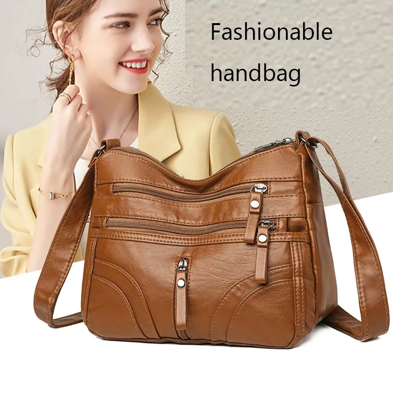 Fashion Women's Multi-color Leather Crossbody Bag for Daily Outings Commute Versatile Multi-pocket Stylish High-end Bag
Fashion Women's Multi-color Leather Crossbody Bag for Daily Outings Commute Versatile Multi-pocket Stylish High-end Bag