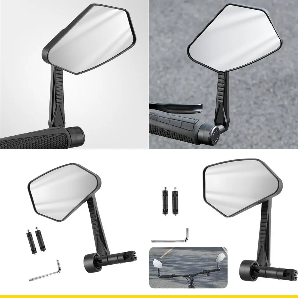 SZCH Vibration Resistant Stable No Tool Needed Bike Mirror With Large Viewing Area For Traffic Safety While Cycling
SZCH Vibration Resistant Stable No Tool Needed Bike Mirror With Large Viewing Area For Traffic Safety While Cycling
