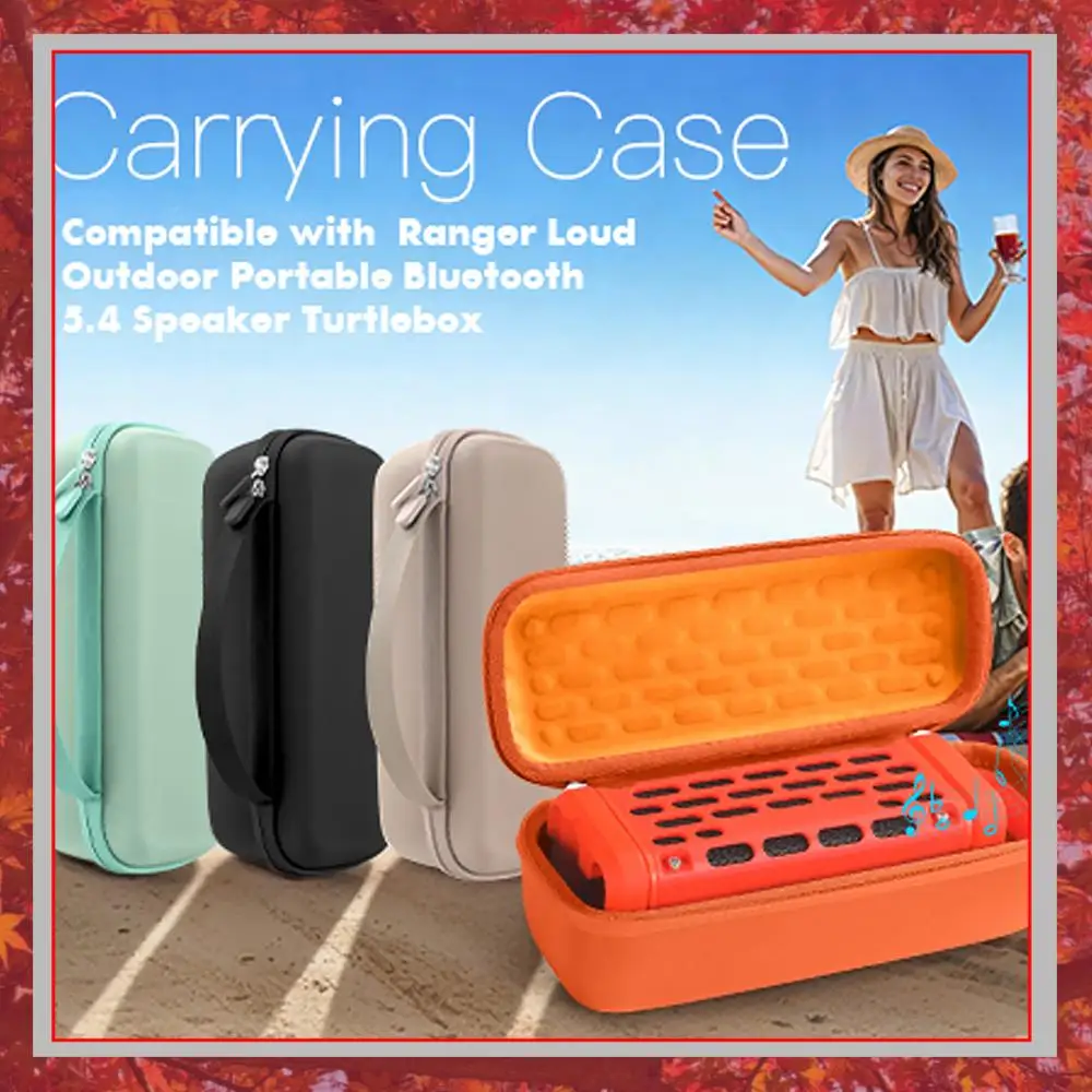 Hard Carry Bag for Turtlebox Ranger Loud Outdoor BT 5.4 Speaker Protective Travel Storage Case with Handle & Double Zipper
Hard Carry Bag for Turtlebox Ranger Loud Outdoor BT 5.4 Speaker Protective Travel Storage Case with Handle & Double Zipper