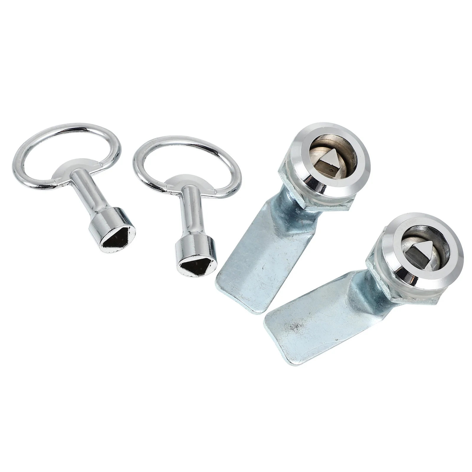 2Sets Durable Triangle Key Lock Multipurpose Power Cabinet Distribution Box Electric Box Lock Distribution Cabinet Latch
2Sets Durable Triangle Key Lock Multipurpose Power Cabinet Distribution Box Electric Box Lock Distribution Cabinet Latch