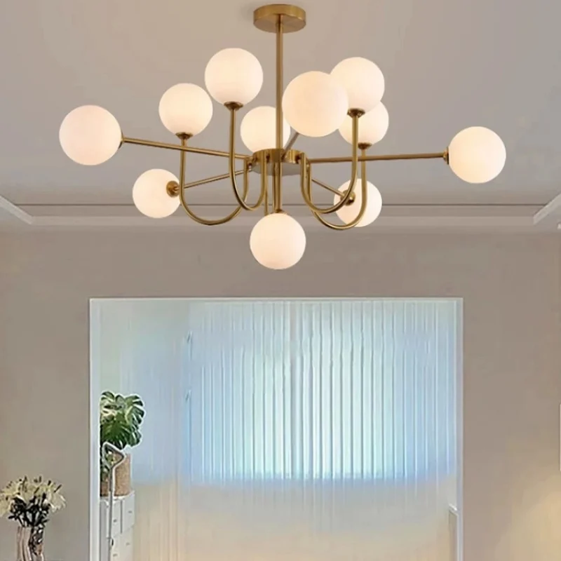 Modern Acrylic Ball Iron Pendant Lamps for Living Room Homestay Bedroom Chandelier Interior Lighting Hanging Light Fixture
Modern Acrylic Ball Iron Pendant Lamps for Living Room Homestay Bedroom Chandelier Interior Lighting Hanging Light Fixture