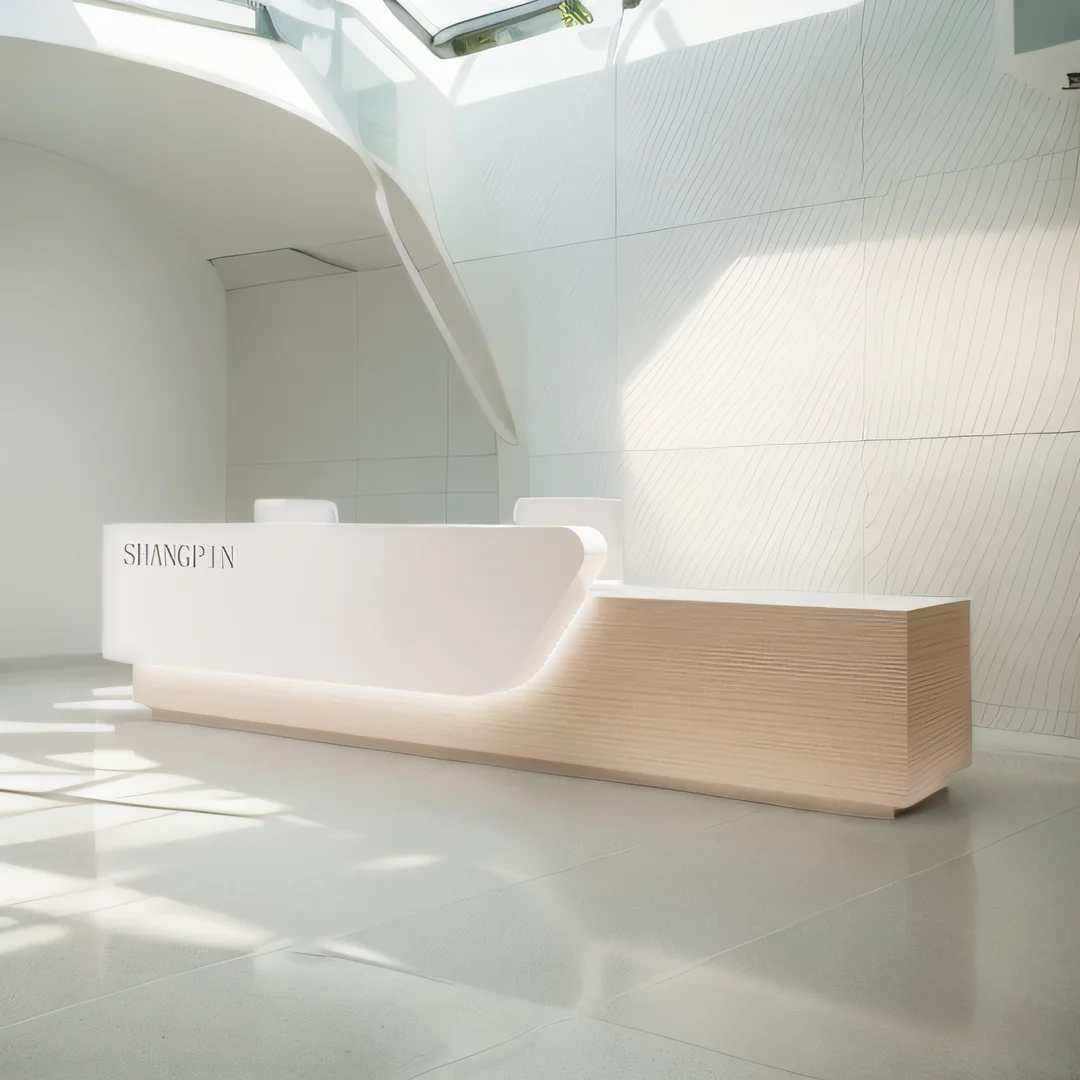 Elegant Office Desk Modern Luxury Furniture Advanced Help Reception Bar Counter Cosmetics Aesthetic Front Entrances Tables Table
Elegant Office Desk Modern Luxury Furniture Advanced Help Reception Bar Counter Cosmetics Aesthetic Front Entrances Tables Table